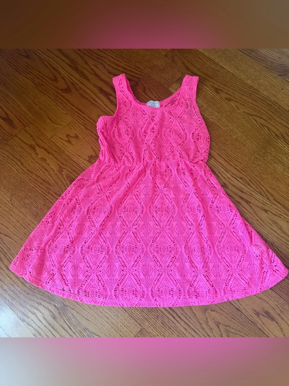 Children’s Place Girls Crochet Lace Dress / Swim Coverup — Size S/P (5/6)